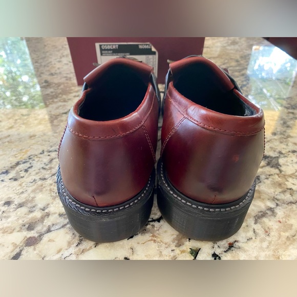 Dr Martens Red / Navy Made in England Men’s Loafers - Picture 3 of 5